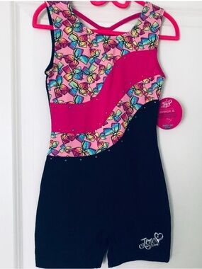 Danskin Pink and Black Kids Leotard